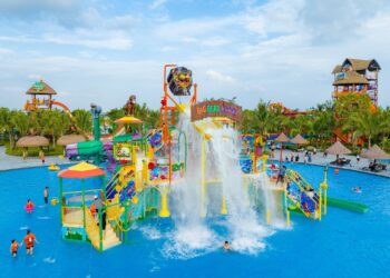 Trải nghiệm công viên nước cho trẻ em Coral tại OCEAN CITY