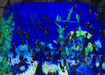 Trải nghiệm tương tác ánh sáng ảo Mapping tại OCEAN CITY