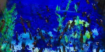 Trải nghiệm tương tác ánh sáng ảo Mapping tại OCEAN CITY